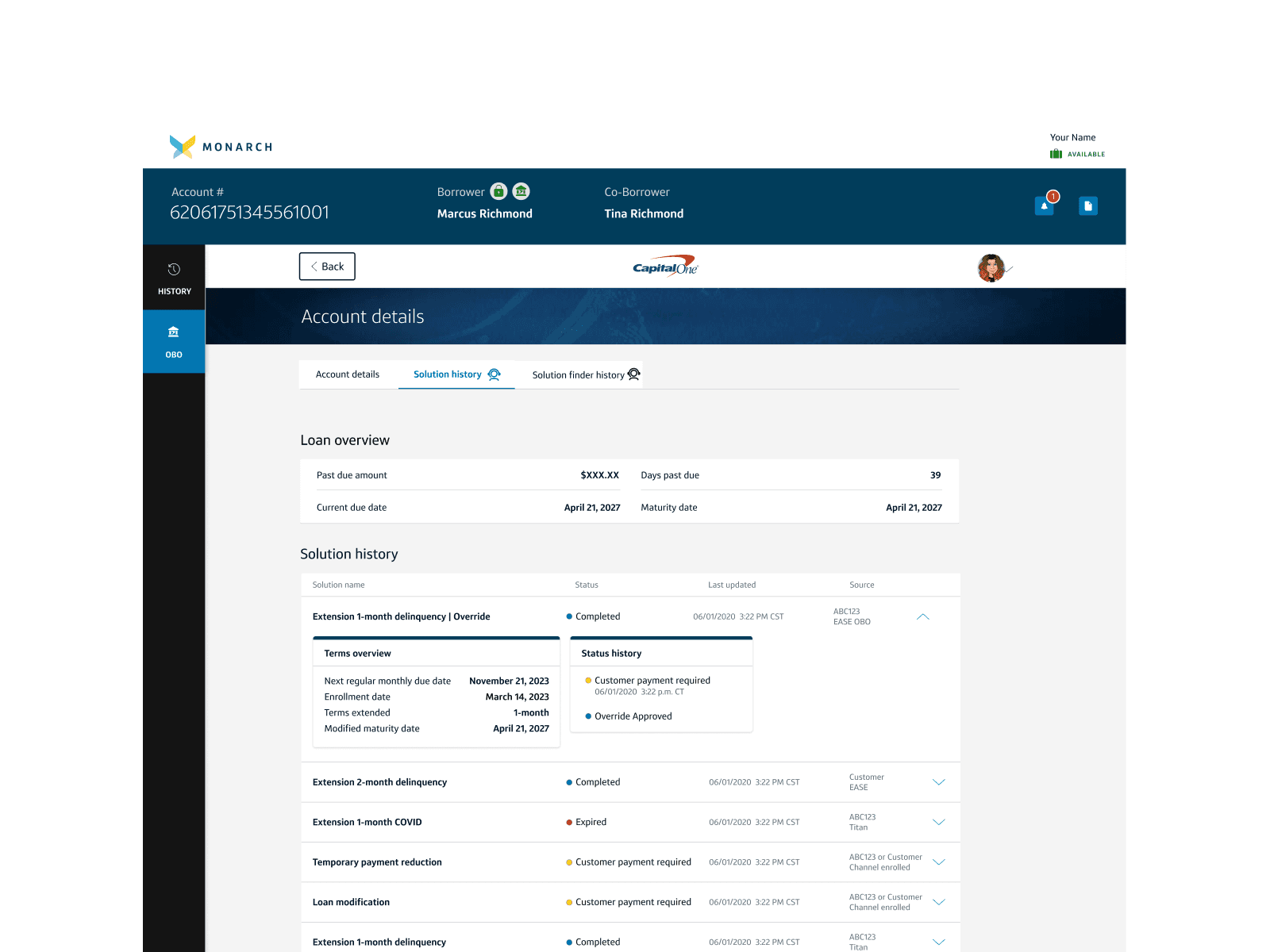 Override request flow design