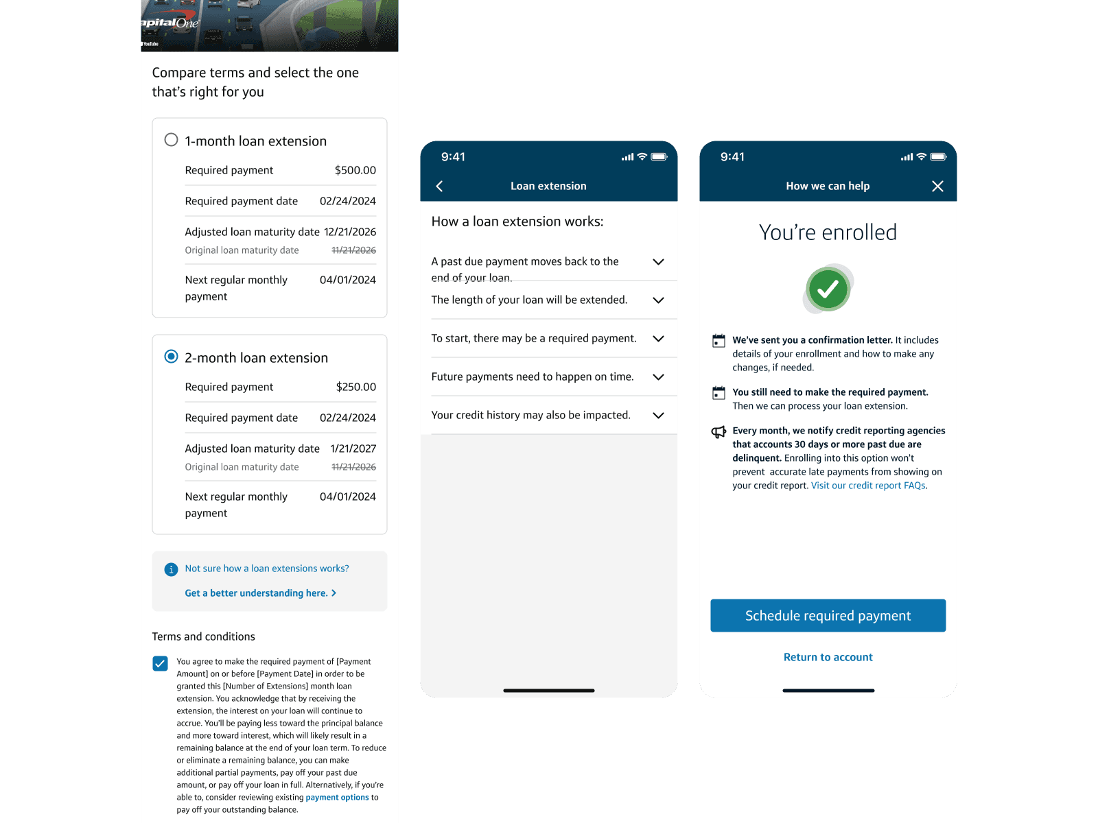 Presentment browse layer — options overview