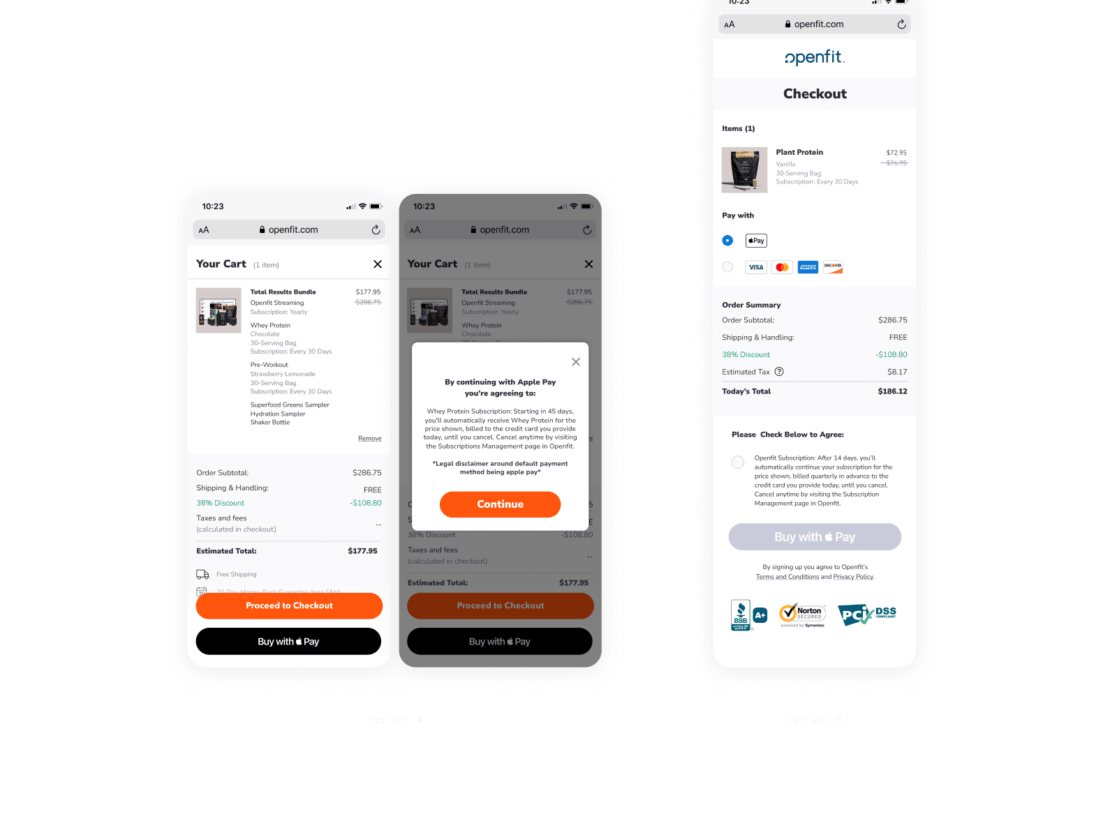 Payment options expansion — Variant 2