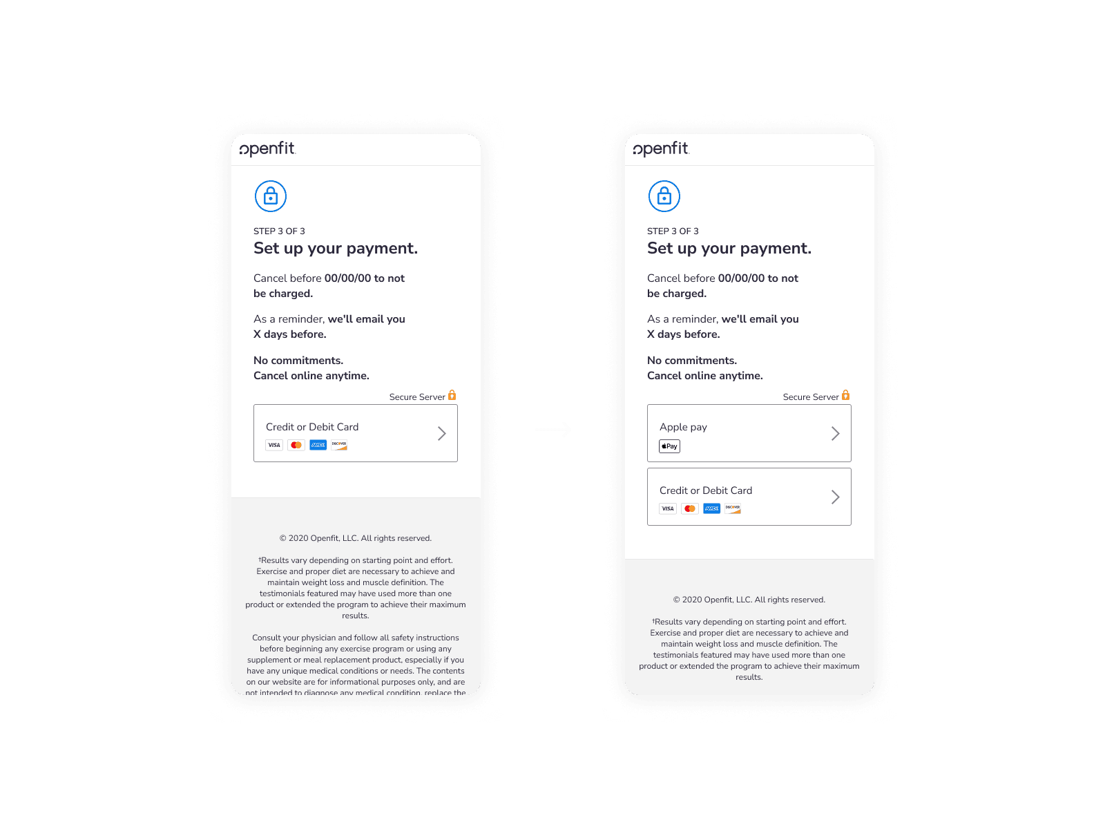 Cancel prevention flow design