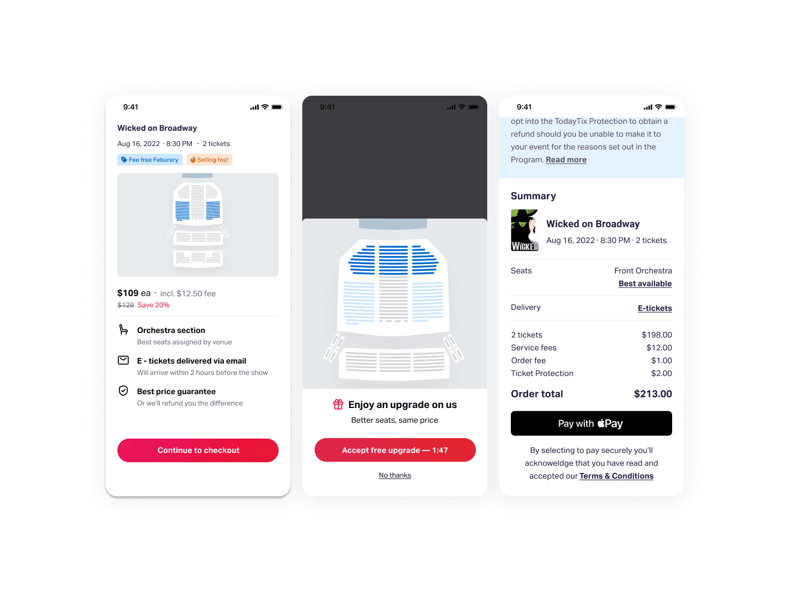 Reserved Offers animation in checkout