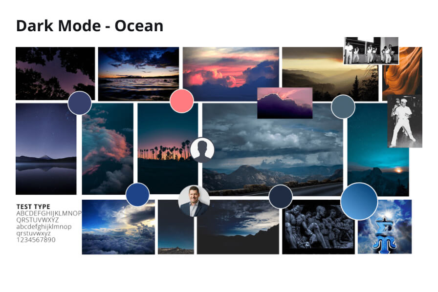 Brothr 79 mood board 1 — Dark Ocean direction