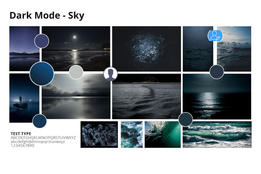 Brothr 79 mood board 2 — Dark Sky direction