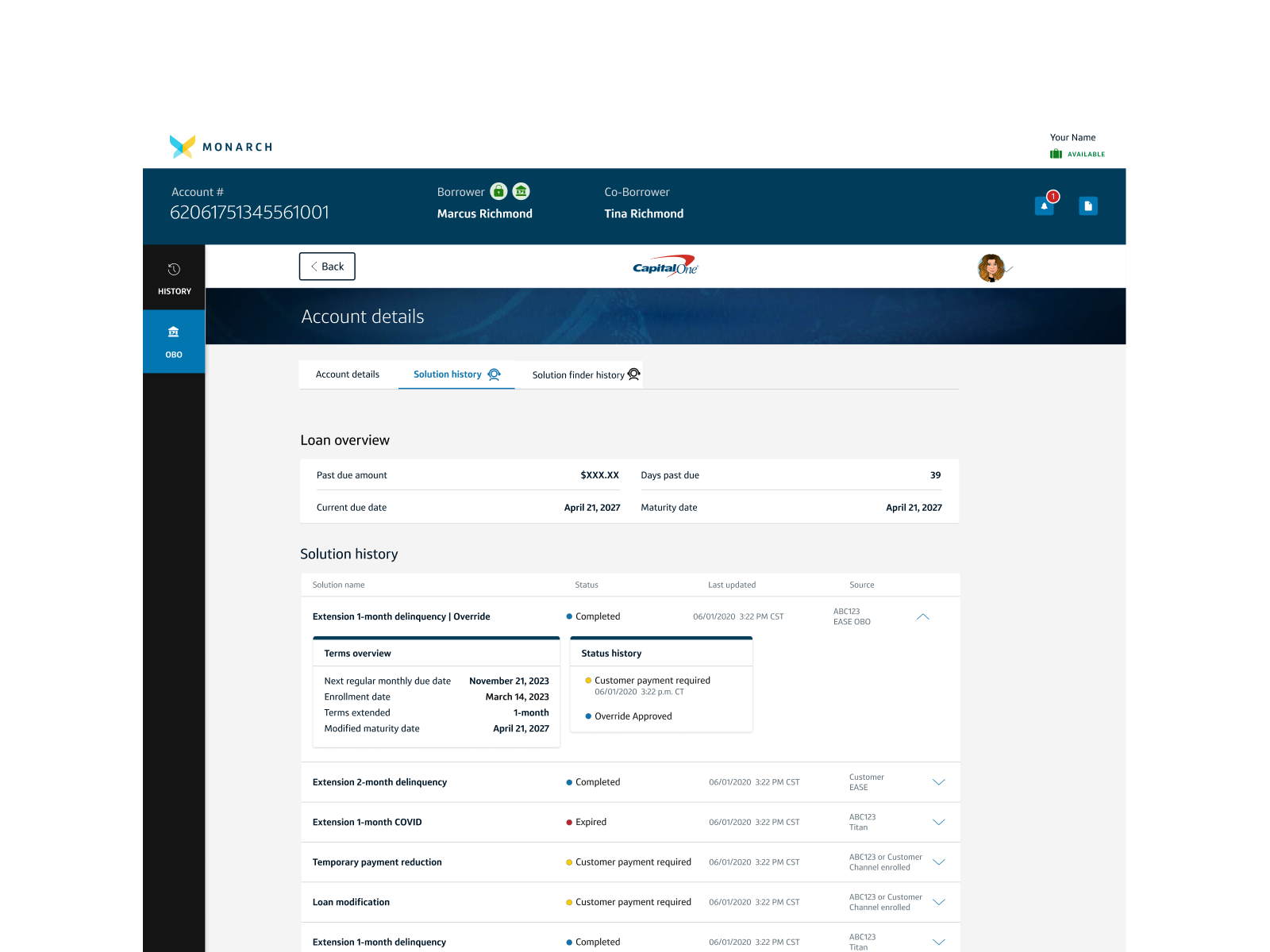 Override request flow design