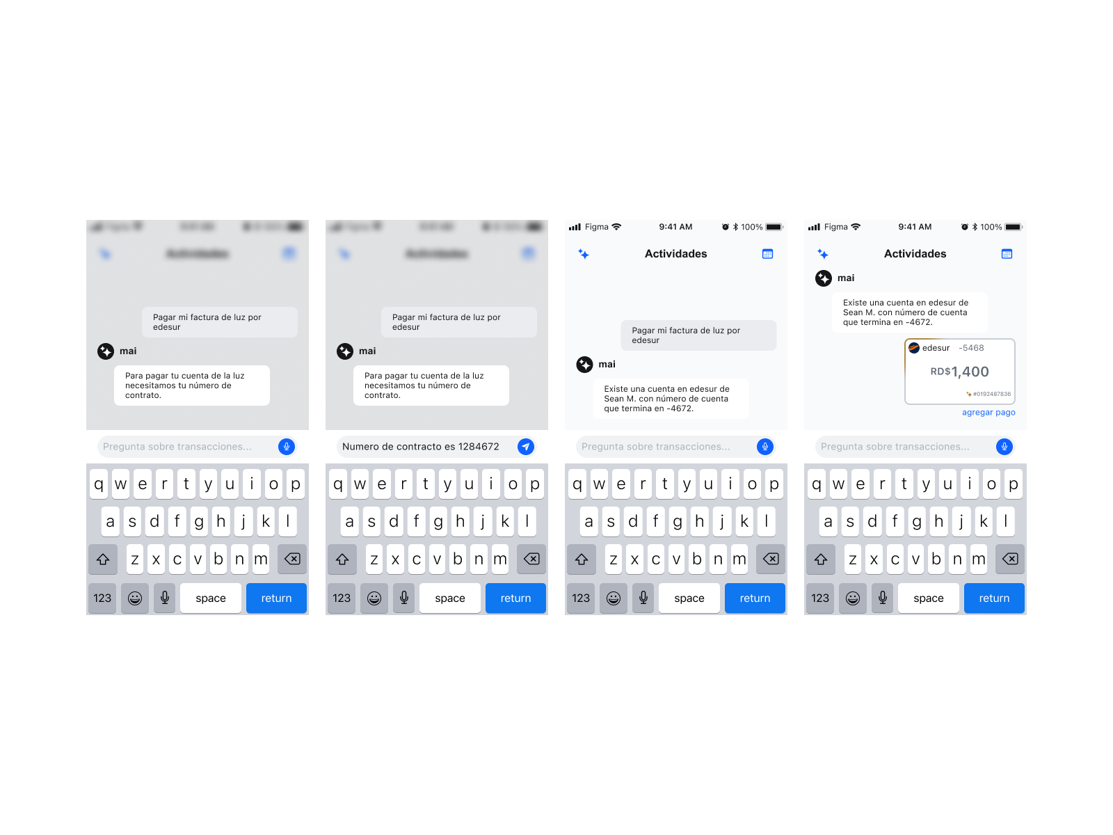 Use case mapping — all payment intents and AI scope boundaries