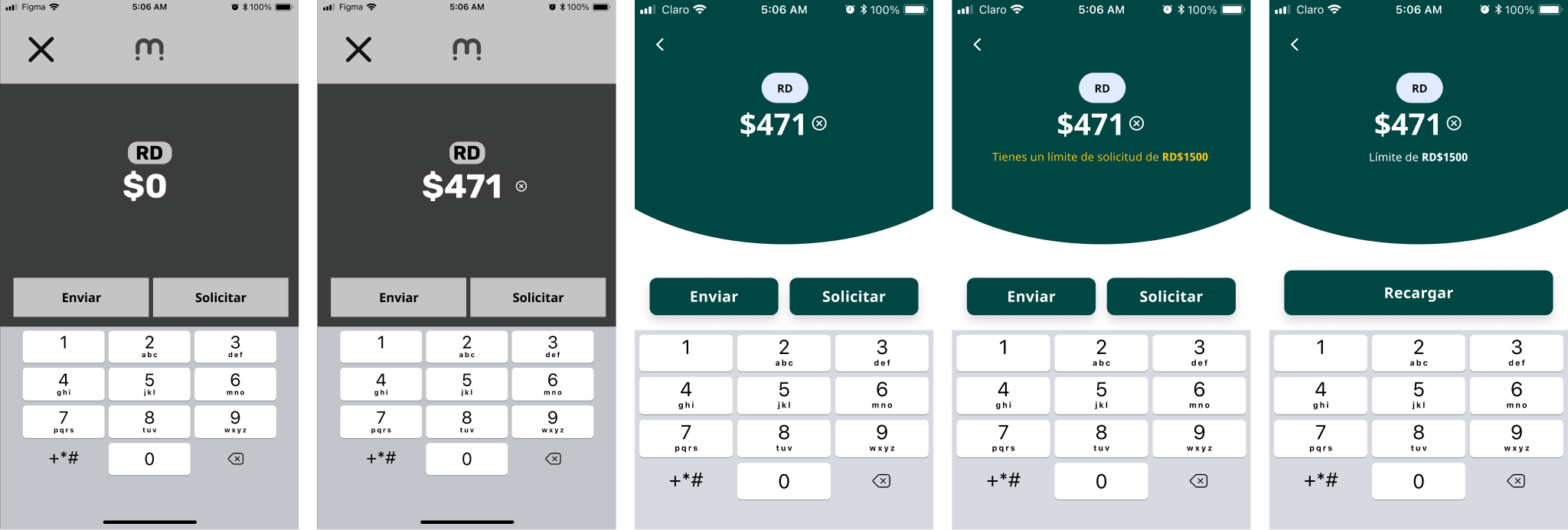 Moneda balance hide feature — pixelation implemented in the shipped product