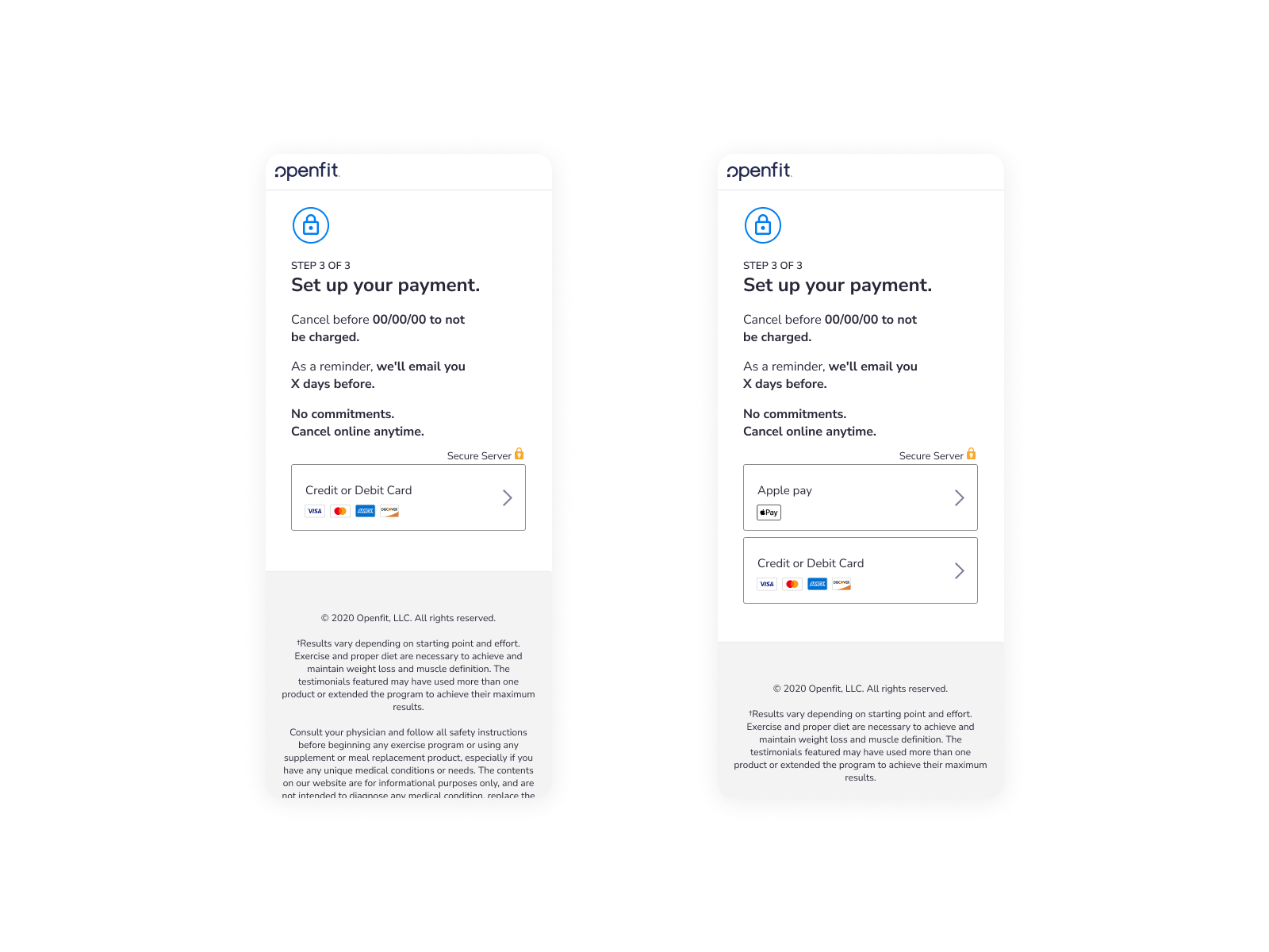 Cancel prevention flow design